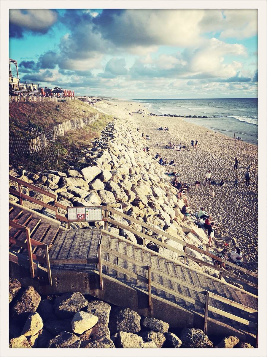 Plage de Lacanau et accès bois